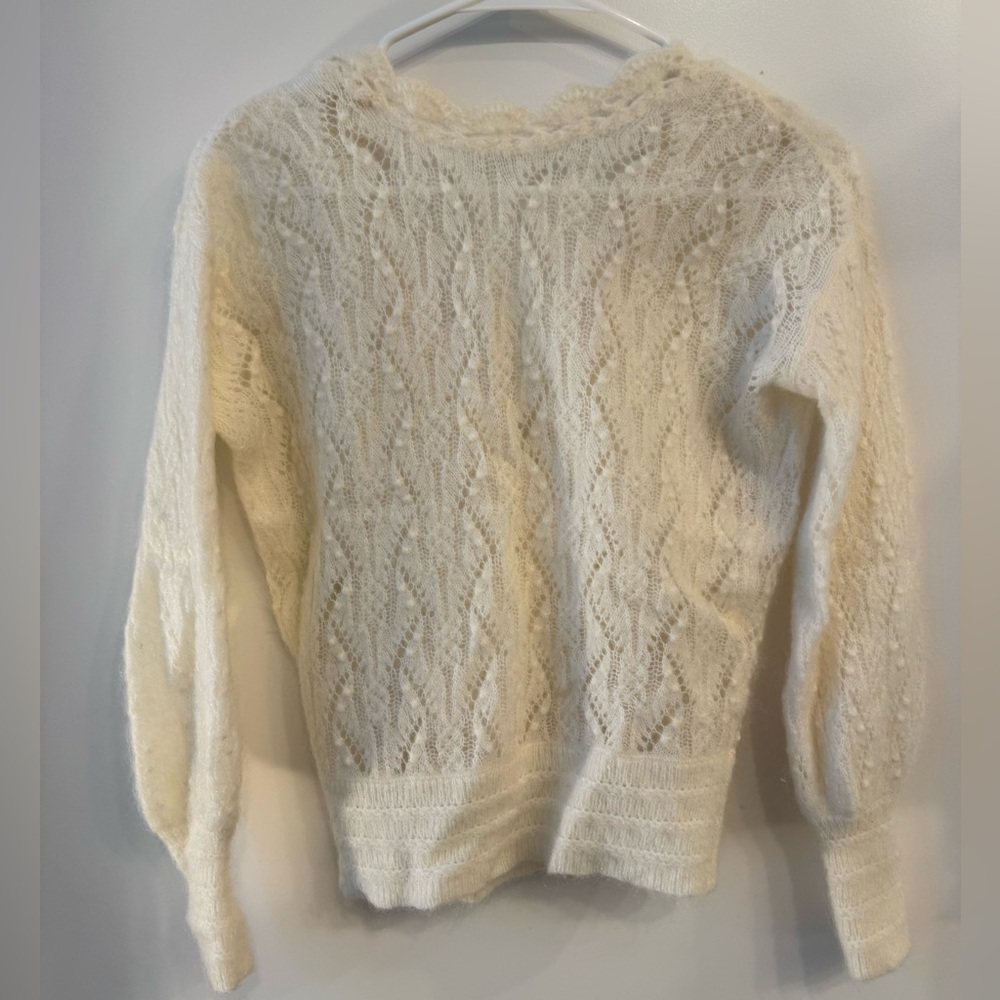 Sezane Nathalia Jumper Écru. - Size XXS